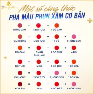 Chọn màu phun môi